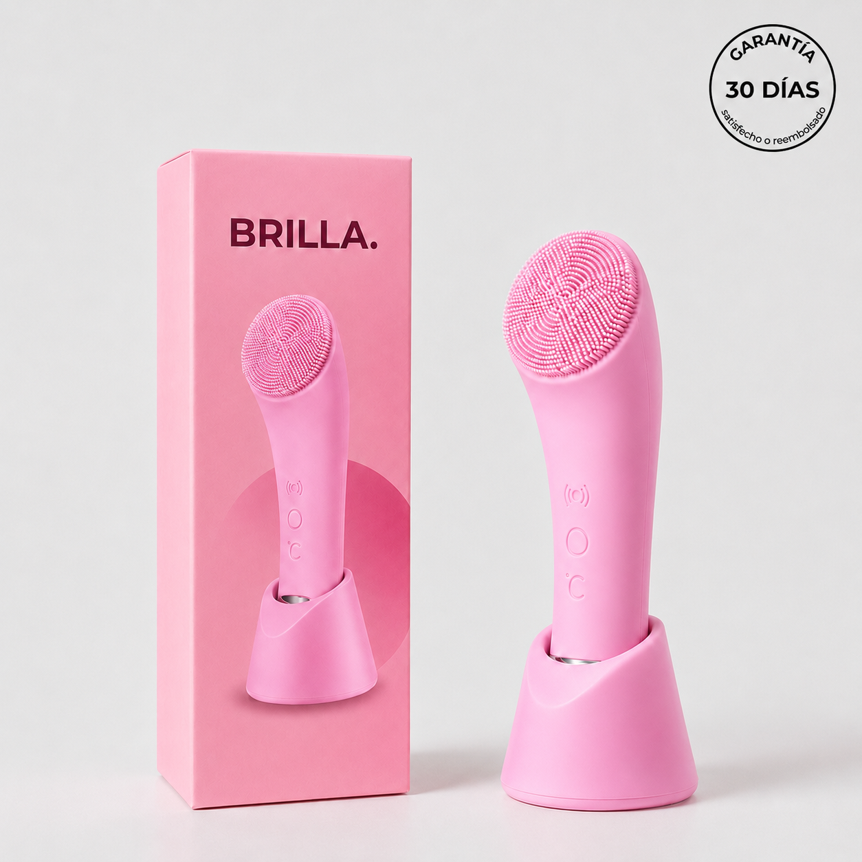 Cepillo Limpiador Facial con Calor Brilla™